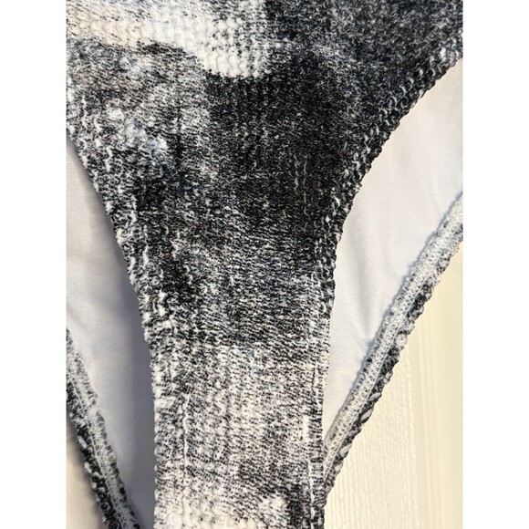 Good American Grey Tie Dye Always Fits Classic Swim Bikini Bottoms Size 1/2 NWT - Picture 3 of 7
